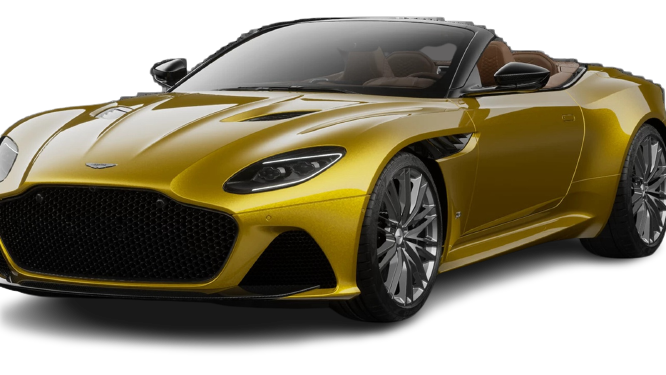 Aston Martin DBS yellow