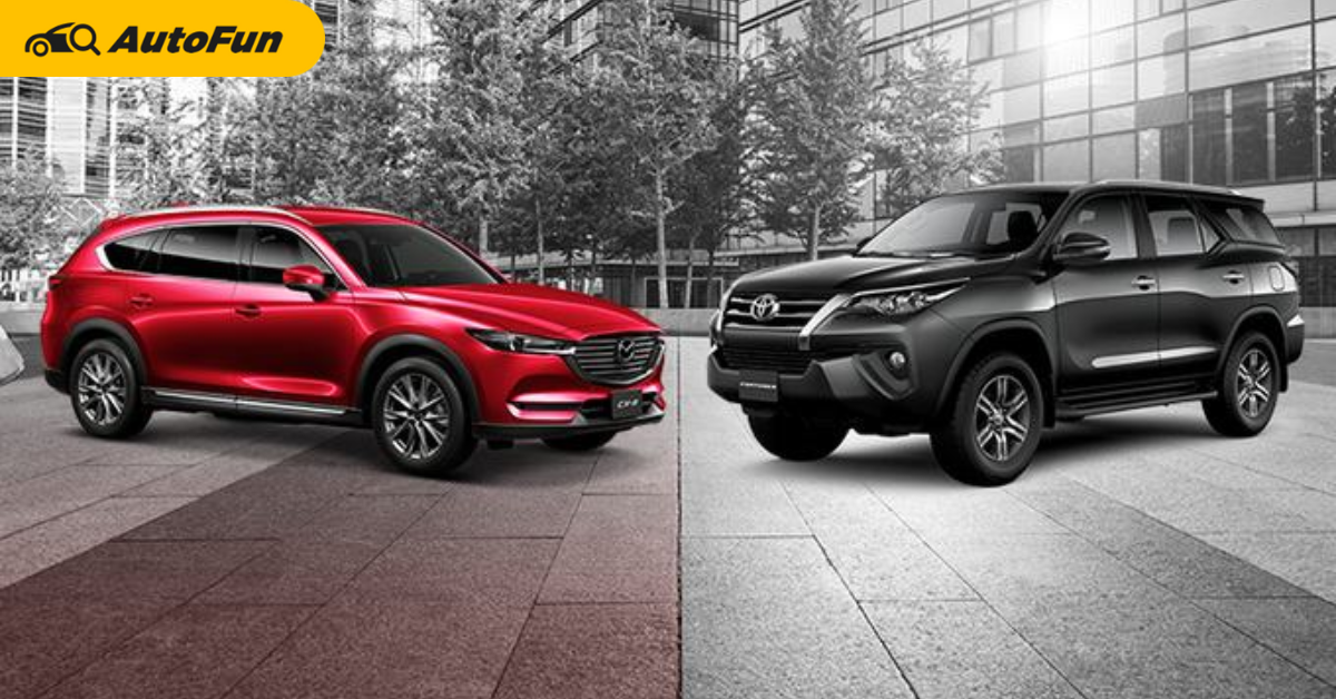 So sánh Mazda CX-8 và Toyota Fortuner: Mẫu xe tân binh có sánh kịp "mẫu xe quốc dân"