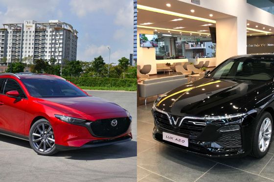 Tầm giá 700 triệu, chọn Mazda3 mới hay VinFast Lux A2.0 cũ?