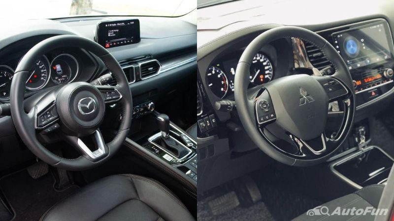 Mazda CX-5 2.5 và Mitsubishi Outlander 2.4 tầm giá 1 tỷ đồng nên chọn xe nào? 03