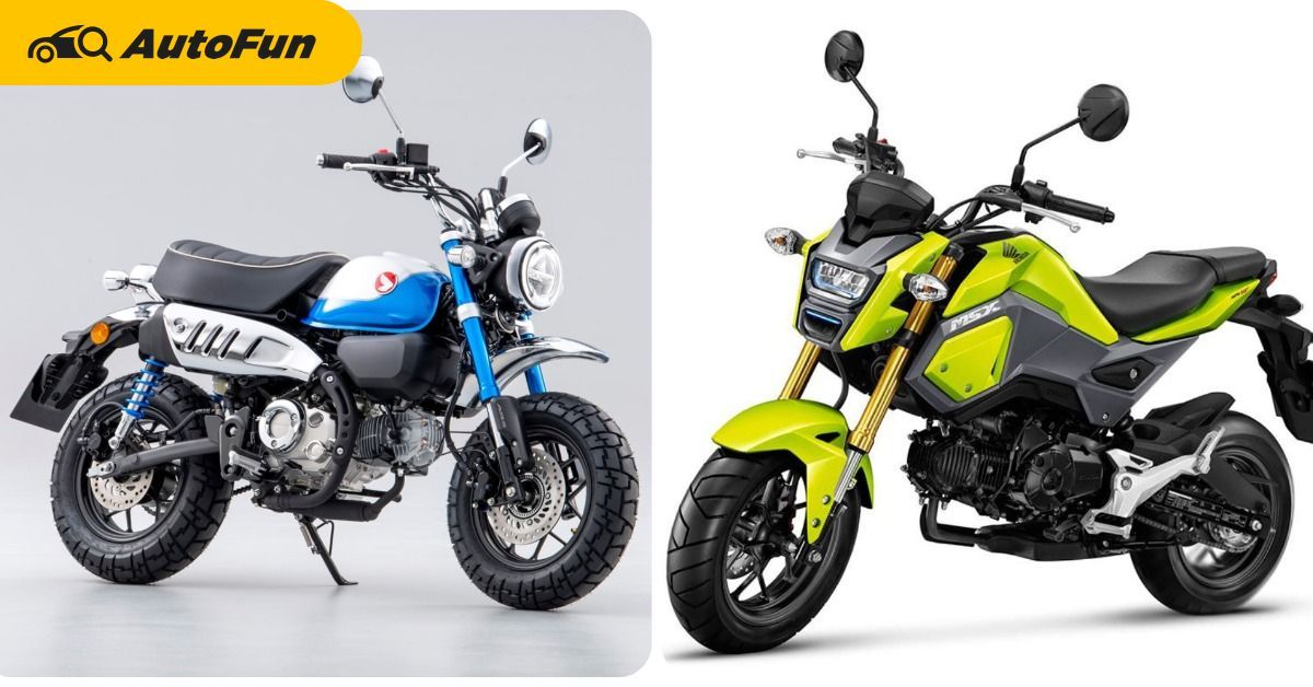 So kèo Honda Monkey 125 và Honda MXS 125 Chênh giá hơn 30 triệu chọn  minibike nào  AutoFun