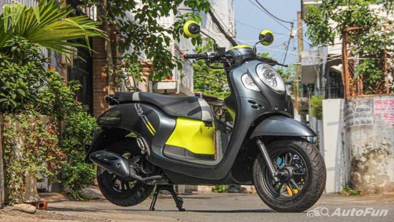 Xe Honda Scoopy Không Smartkey Xanh 2022 nhập khẩu Indo