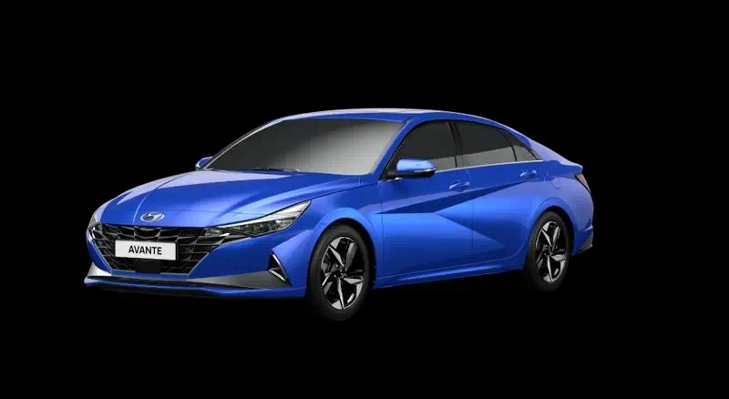 Hyundai Avante Intense Blue