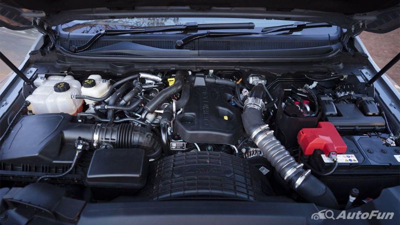 Ford trang bị cho Ranger Raptor mới động cơ xăng 3.0L EcoBoost V6 Twin Turbo cho công suất 392 mã lực (292kW) và mô-men xoắn 583 Nm tại 3500 vòng / phút