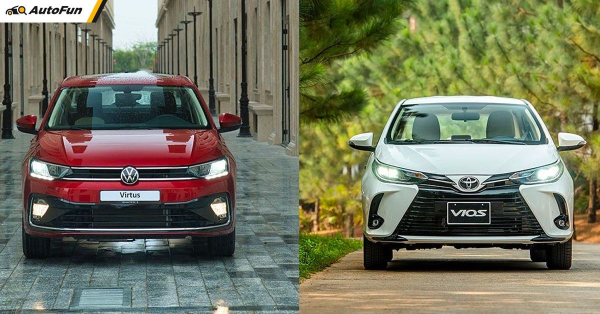 So sánh Toyota Vios và Volkswagen phân khúc sedan hạng B