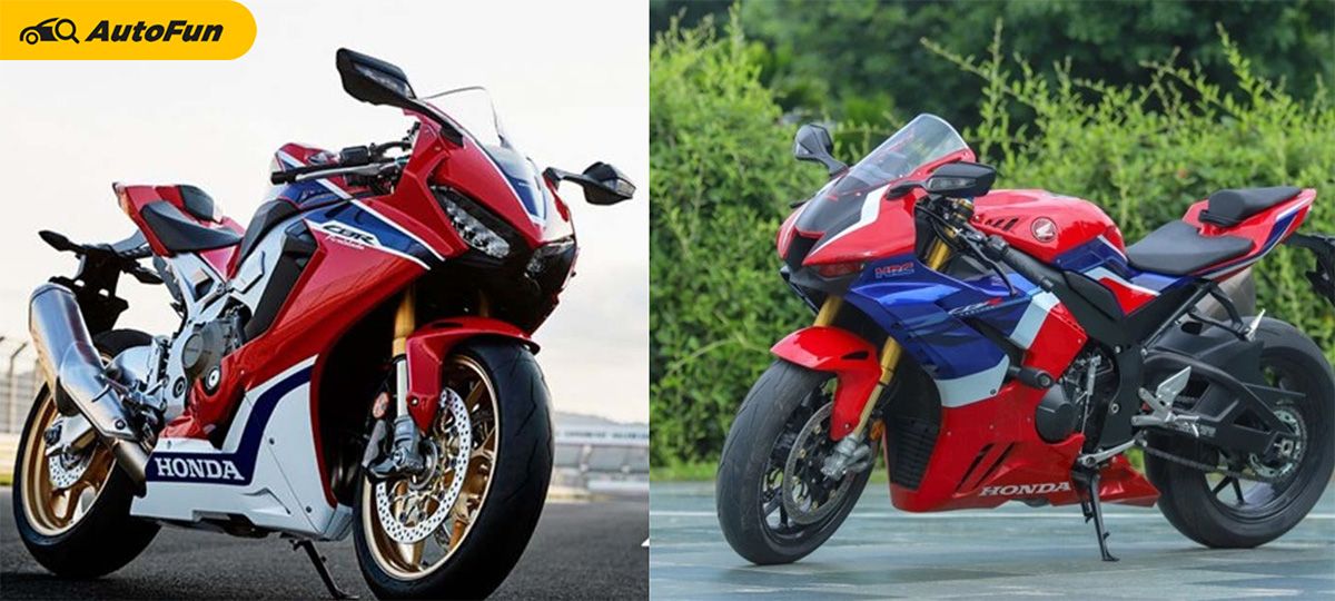  Compara la nueva generación Honda CBR1 0RR-R y la antigua CBR1 0RR